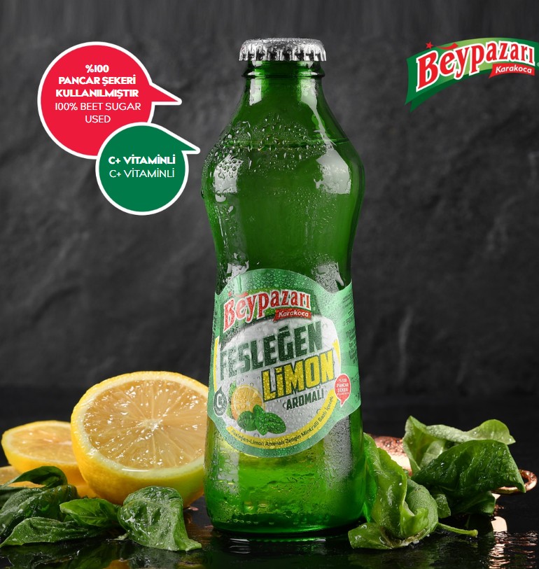 Beypazarı Fesleğen Limon Aromalı Maden Suyu