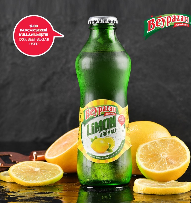 Beypazarı Limon Aromalı Maden Suyu - 24 lü